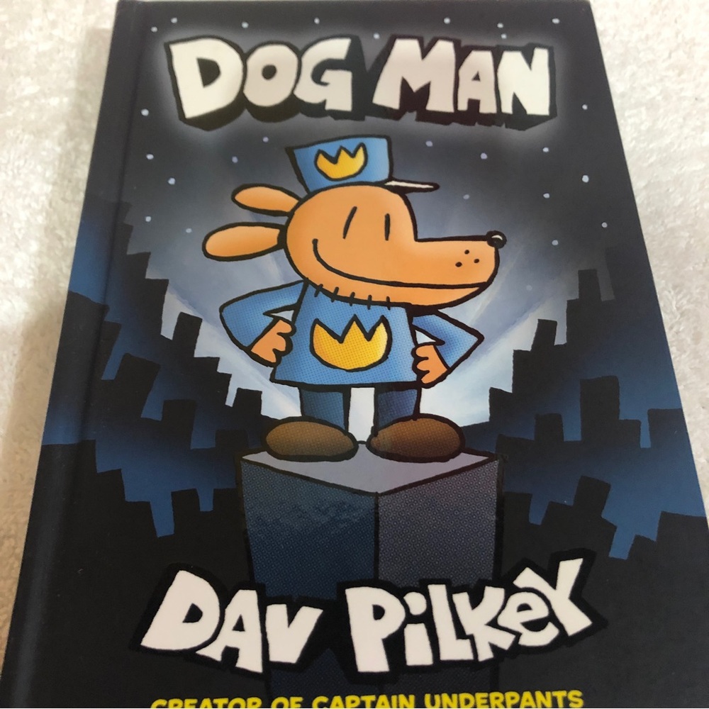 Dog Man by Dav Pilkey-  hardcover book sale